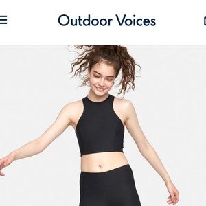 Outdoor Voices - Athena crop top